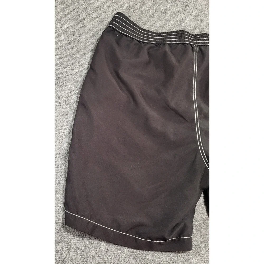 Reyn Spooner Men's Black Swim Trunks Board Shorts Coral Nautical Size Large